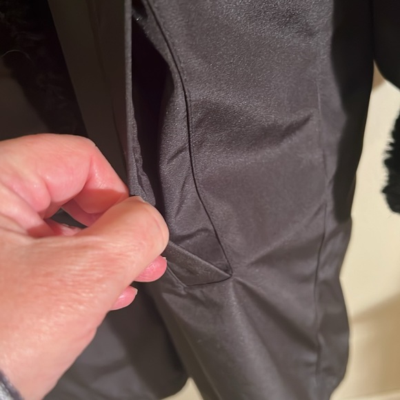 Calvin Klein cozy reversible faux fur winter coat women’s size large - Picture 9 of 11